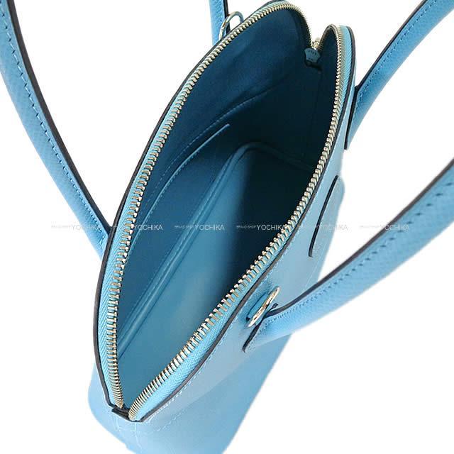 HERMES エルメス ショルダーバッグ ボリード27 ブルーデュノール エプソン シルバー金具 新品未使用