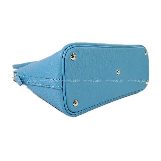 HERMES エルメス ショルダーバッグ ボリード27 ブルーデュノール エプソン シルバー金具 新品未使用