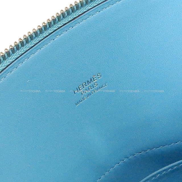 HERMES エルメス ショルダーバッグ ボリード27 ブルーデュノール エプソン シルバー金具 新品未使用