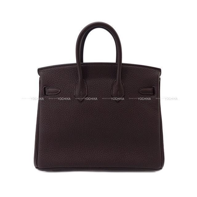 HERMES エルメス ハンドバッグ バーキン25 エベンヌ トゴ ゴールド金具 新品