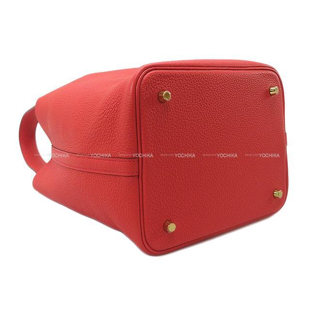 HERMES エルメス ハンドバッグ ピコタンロック 22 MM ブーゲンビリア