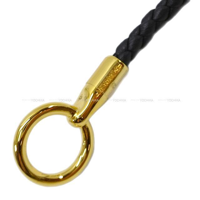 エルメス ブレスレット "GLENAN グレナン" #T1 黒 スイフト ゴールド金具 新品