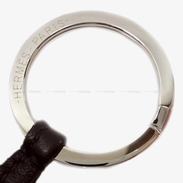 HERMES エルメス キーホルダー カルメン トリコロール 黒 (ブラック