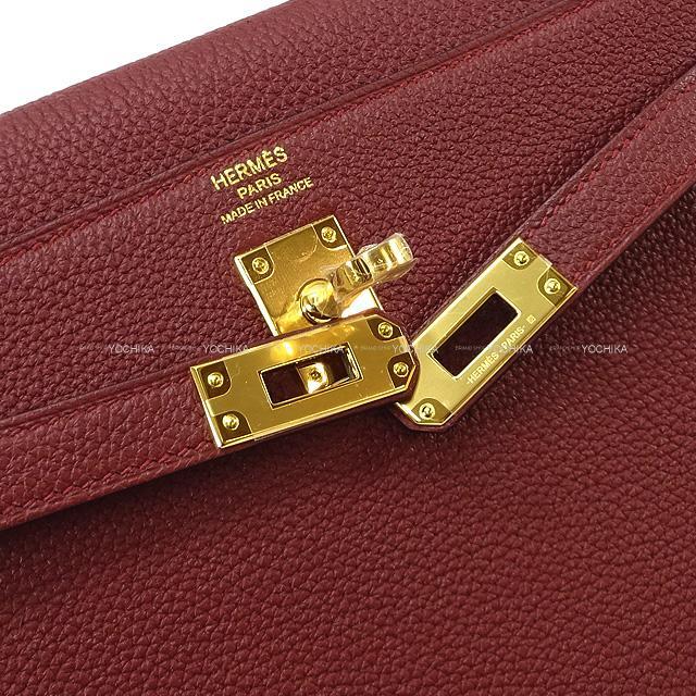 HERMES エルメス ハンドバッグ ケリー25 内縫い ルージュ