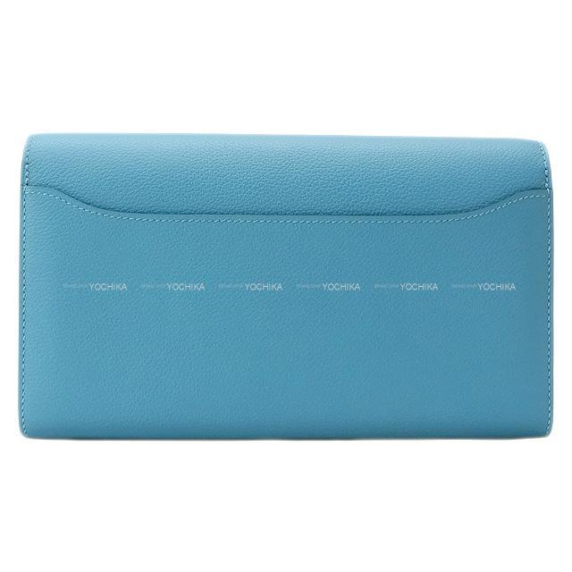 HERMES エルメス 長財布 コンスタンスロング ブルーデュノール エバーカラー ゴールド金具 新品未使用