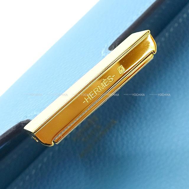 HERMES エルメス 長財布 コンスタンスロング ブルーデュノール エバーカラー ゴールド金具 新品未使用