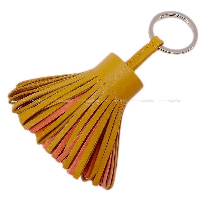 HERMES エルメス フリンジ キーホルダー カルメン トリコロール  