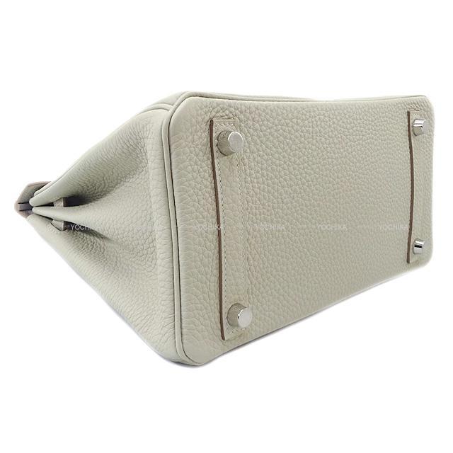 HERMES エルメス ハンドバッグ バーキン25 グリスパール(パールグレー) トゴ シルバー金具 新品未使用