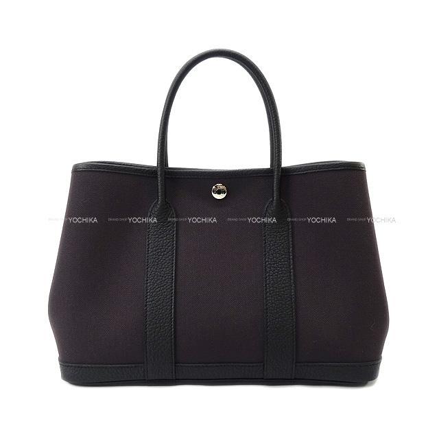 HERMES エルメス ハンドバッグ ガーデンパーティ 30 TPM プリュ