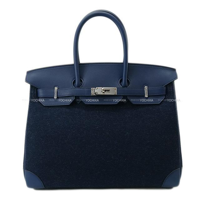 HERMES エルメス ハンドバッグ バーキン35 トゥドゥ ブル