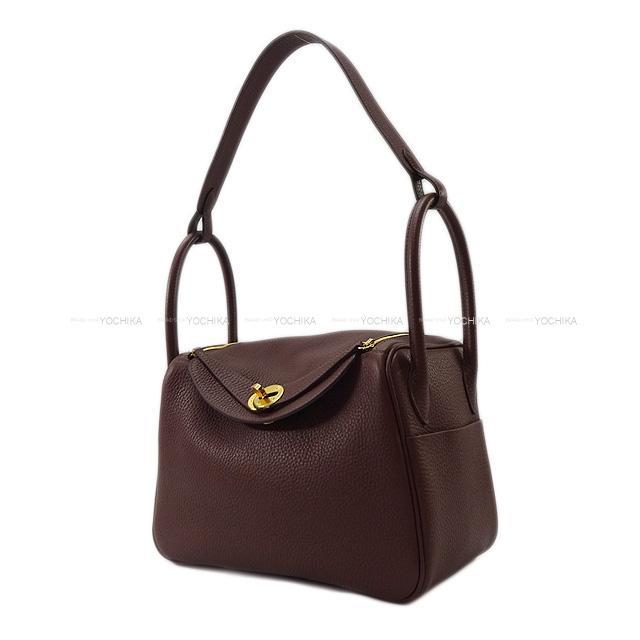 HERMES エルメス ショルダーバッグ リンディ26 エトープ(エトゥープ) トリヨン ゴールド金具 新品未使用