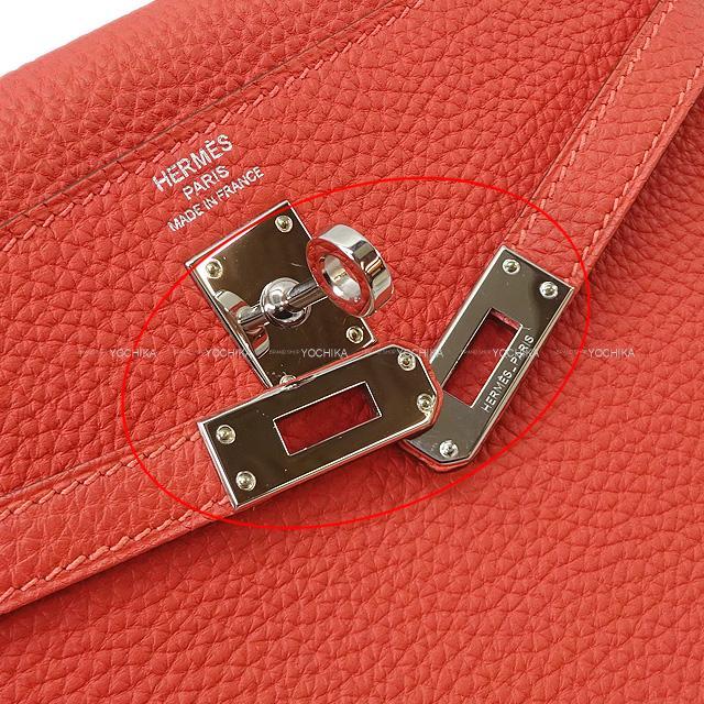 HERMES エルメス ハンドバッグ ケリー25 内縫い ルージュ