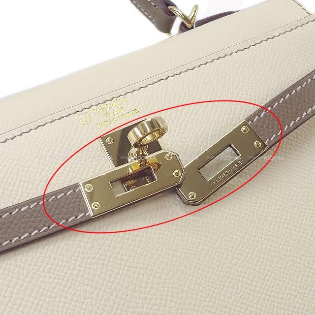 HERMES エルメス ハンドバッグ ケリー25 外縫い スペシャルオーダー 黒(ブラック)/白(ホワイト) 新品
