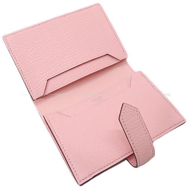 HERMES エルメス ベアン カードケース 名刺入れ 黒(ブラック) シェーブル ゴールド金具 新品