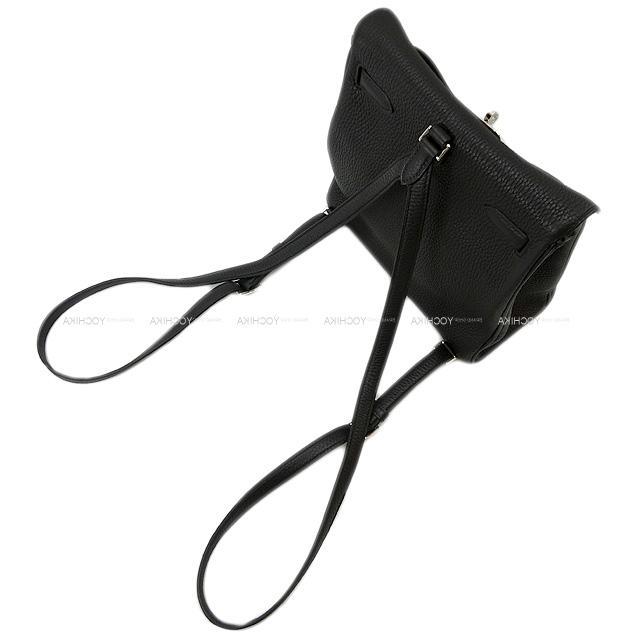 エルメス バックパック リュック ケリーアド PM 黒 トリヨン シルバー金具 新品