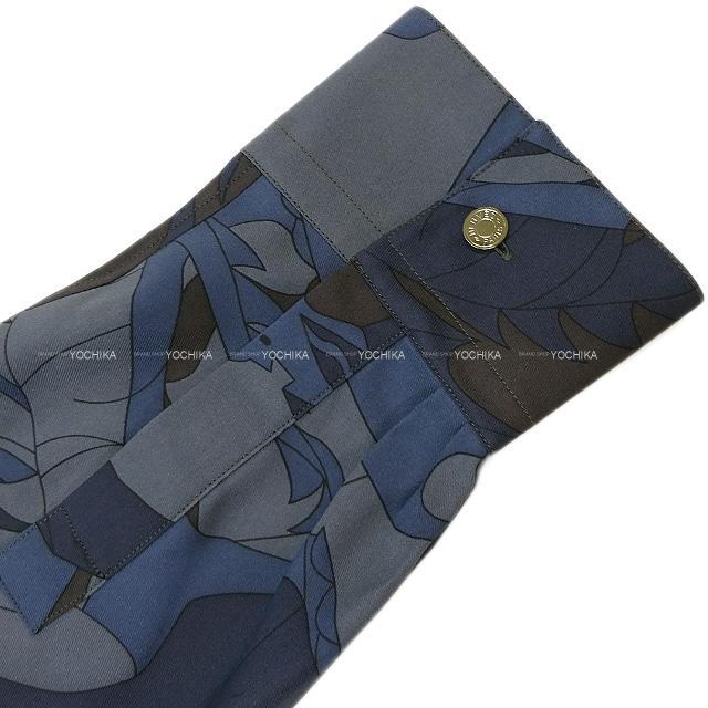 2019年限定 HERMES エルメス メンズ 総柄 プリント ドレス シャツ