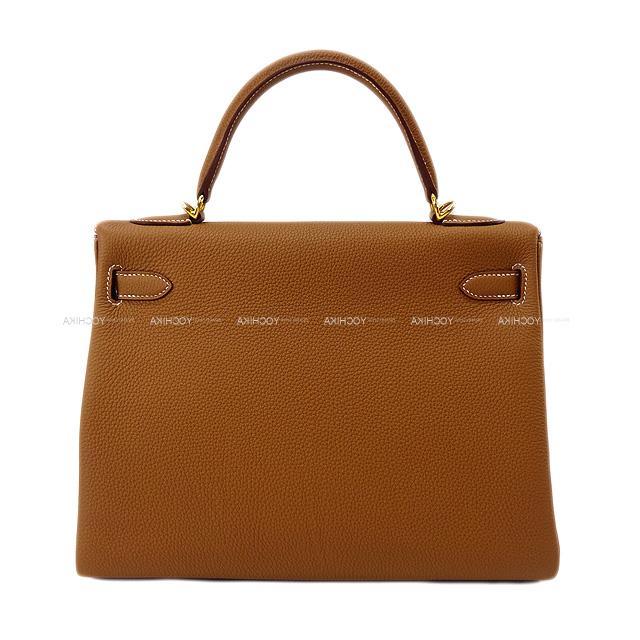 HERMES エルメス ハンドバッグ ケリー32 内縫い 黒(ブラック) トゴ ゴールド金具 新品