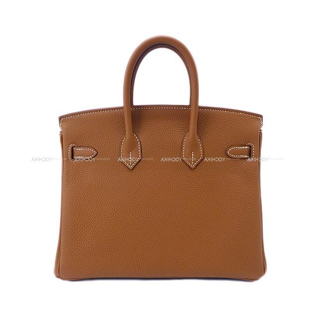 HERMES エルメス ハンドバッグ バーキン25 ゴールド トゴ ゴールド金具 新品
