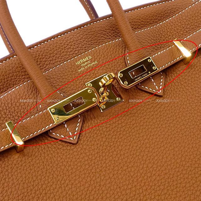 HERMES エルメス ハンドバッグ バーキン25 ゴールド トゴ ゴールド金具 新品