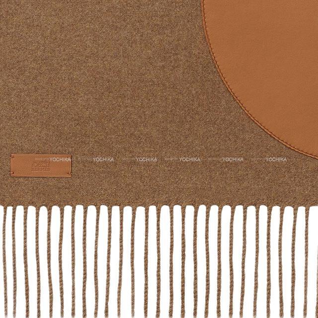 HERMES エルメス レディース マフラー "カザック バイカラー" ボルドー/グリスシーヌ カシミア 新品