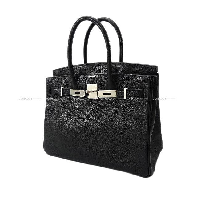 HERMES エルメス ハンドバッグ バーキン30 黒(ブラック) シェーブルコロマンデル シルバー金具 新品