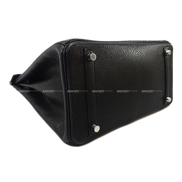 HERMES エルメス ハンドバッグ バーキン30 黒(ブラック) シェーブルコロマンデル シルバー金具 新品