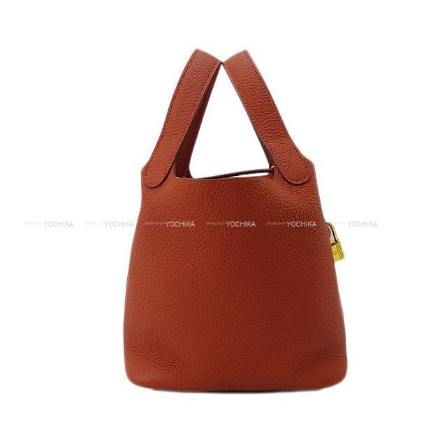 HERMES エルメス ハンドバッグ ピコタンロック 18 PM ブリック