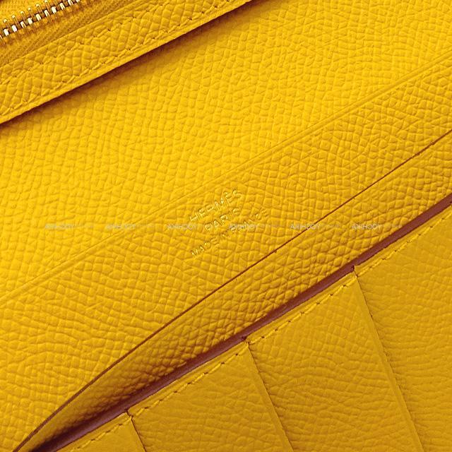 HERMES エルメス 長財布 ベアンスフレ ルージュドゥクール エプソン ゴールド金具 新品