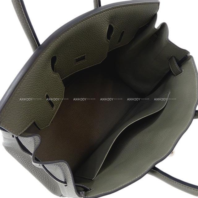 HERMES エルメス ハンドバッグ バーキン30 ブルーザンジバル トゴ シルバー金具 新品