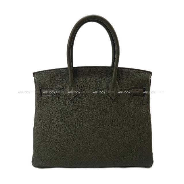 HERMES エルメス ハンドバッグ バーキン30 ブルーザンジバル トゴ シルバー金具 新品