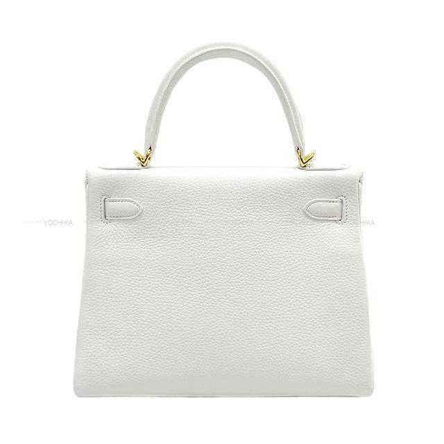 エルメス ハンドバッグ ケリー28 内縫い ブルーペール トリヨン シルバー金具 新品