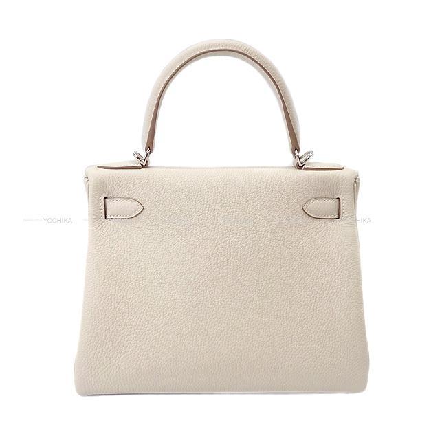 HERMES エルメス ショルダーバッグ ケリー28 内縫い クレ トゴ