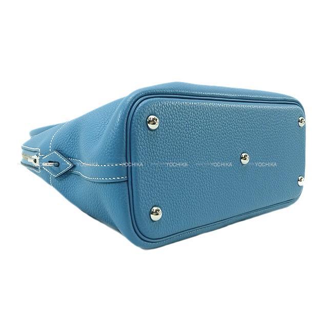 HERMES エルメス ハンドバッグ ボリード31 ブルージーン トリヨン シルバー金具 新品同様【中古】