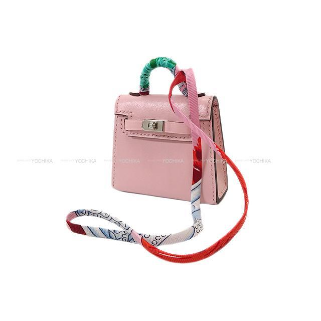 HERMES エルメス ミニミニ バッグチャーム ケリートゥイリー(ツイリー) 黒(ブラック)