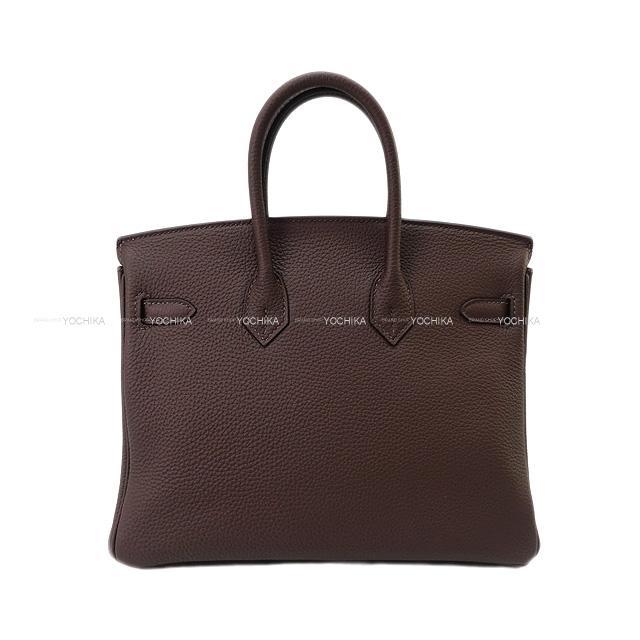 HERMES エルメス ハンドバッグ バーキン25 ショコラ トゴ ゴールド金具 新品