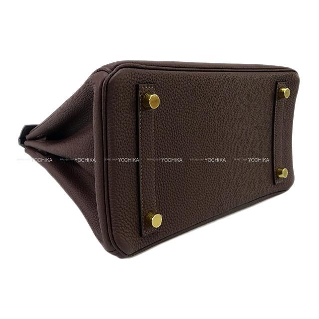 HERMES エルメス ハンドバッグ バーキン25 ショコラ トゴ ゴールド金具 新品