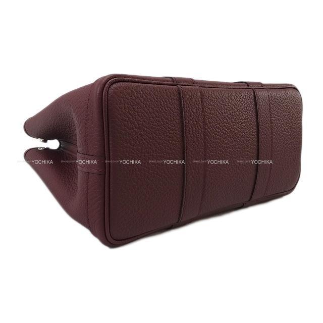 HERMES エルメス トートバッグ ガーデンパーティ 30 TPM ボルドー ヴァッシュカントリー シルバー金具 新品