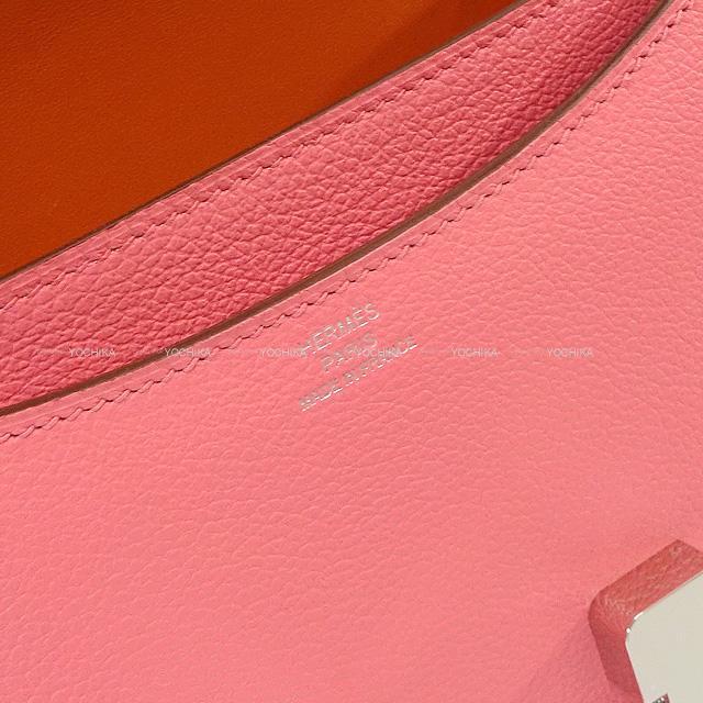 エルメス ショルダーバッグ コンスタンス3 ミニ 18 ヴェルソ ローズアザレ×テールバテュー エバーカラー 新品未使用