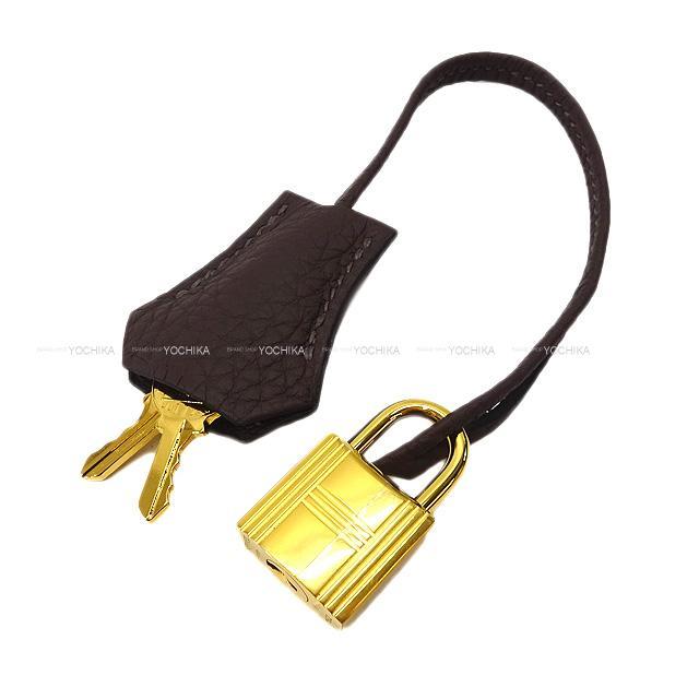 HERMES エルメス ハンドバッグ ケリー28 内縫い ショコラ トゴ ゴールド金具 新品