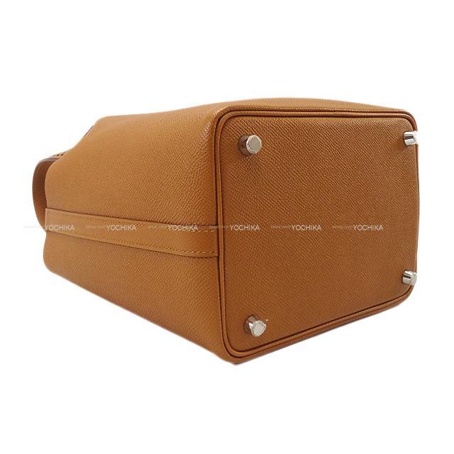 エルメス ハンドバッグ ピコタンロック トレサージュ・ドゥ・キュイール 18 PM ゴールド/クレ/黒 エプソン 新品未使用