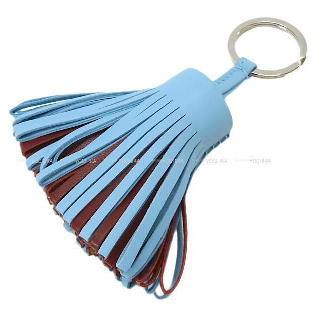HERMES エルメス フリンジ キーホルダー カルメン トリコロール クラフト  新品