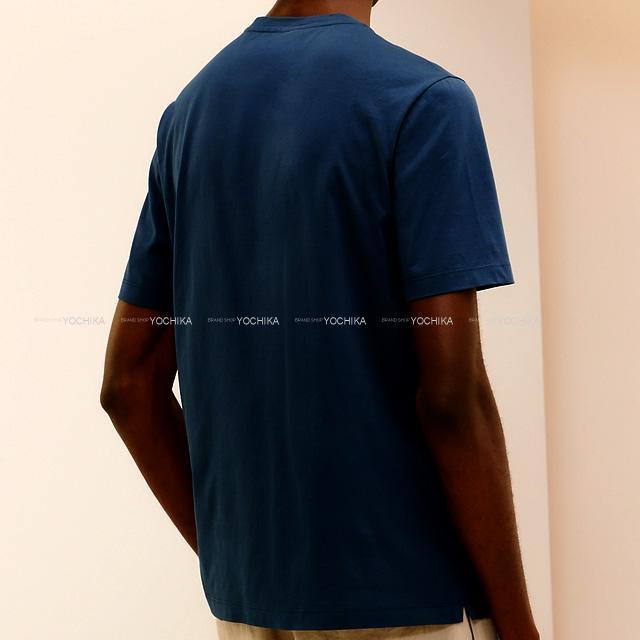 エルメス メンズ 半袖 Tシャツ ”ハロー ミスター ファリエール” アマンド コットン＃S 新品