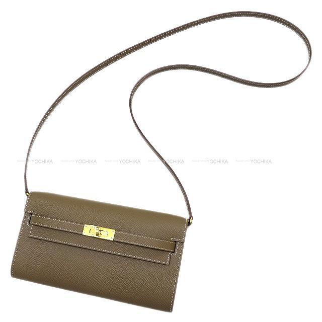 希少【HERMES】ケリーウォレット ロング クラシック エトゥープ 恵比寿明治通り店】HERMES エルメス 長財布 ケリーウォレット