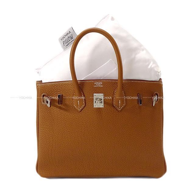HERMES エルメス ハンドバッグ バーキン25 ピロー付 ゴールド トゴ 