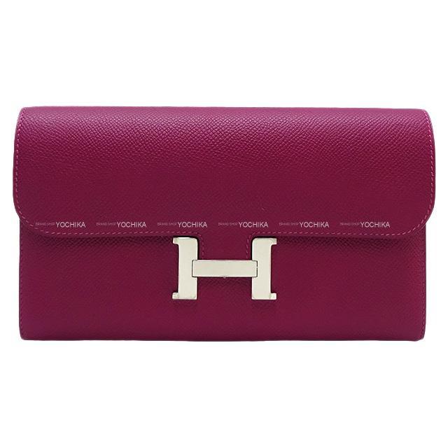 HERMES エルメス 長財布 コンスタンスロング ブルーインク エプソン シルバー金具 新品未使用