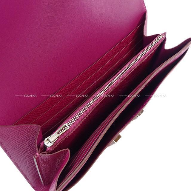 HERMES エルメス 長財布 コンスタンスロング ブルーインク エプソン シルバー金具 新品未使用