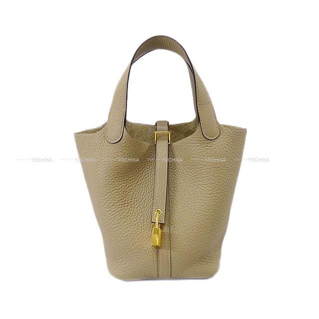 VINTAGE●HERMES●エルメス ピコタンロック18バッグ クレマンス HERMES エルメス ハンドバッグ ピコタンロック 18 PM トレンチ
