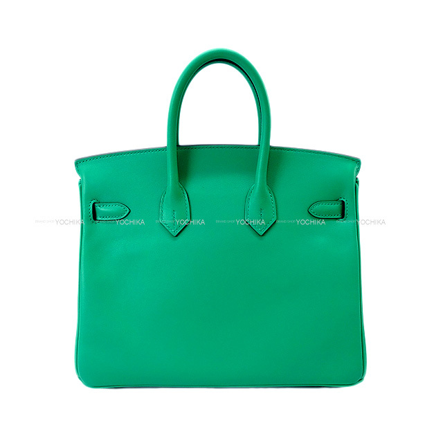 HERMES エルメス バーキン25 ミント スイフト ゴールド金具