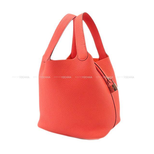 HERMES エルメス ハンドバッグ ピコタンロック 22 MM ブルーペール トリヨン シルバー金具 新品