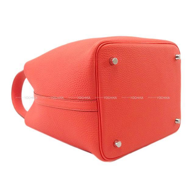 HERMES エルメス ハンドバッグ ピコタンロック 22 MM ブルーペール トリヨン シルバー金具 新品